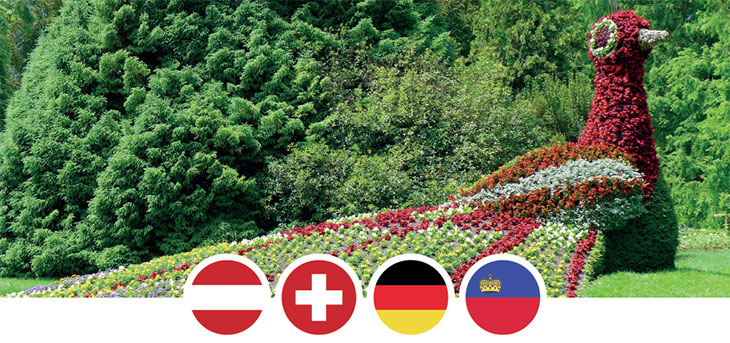 Image Autriche, Suisse, Allemagne et Liechtenstein
